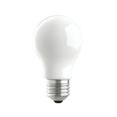 A sleek, modern white light bulb, symbolizing innovation and energy efficiency.