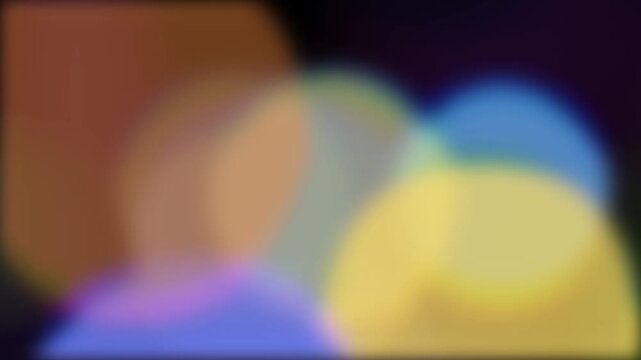 Multicolored light leaks blend with blurred abstract design, featuring blue, orange, and dark tones, adding visual interest to creative projects. Suitable for digital backgrounds and presentation slid