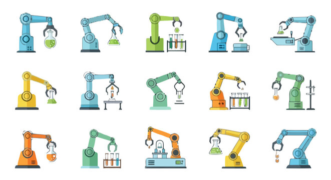 Industrial robot arms in laboratory settings