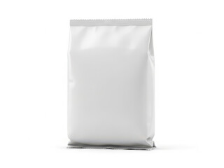 Empty white standup pouch
