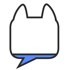 강아지 말풍선2 © 민재 강