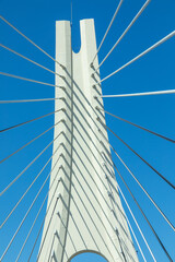 detail of the Portimao Suspension bridge