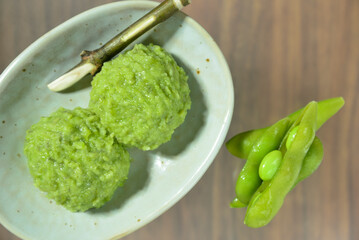 和菓子のずんだ餅