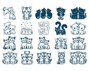 Cute Cats Svg