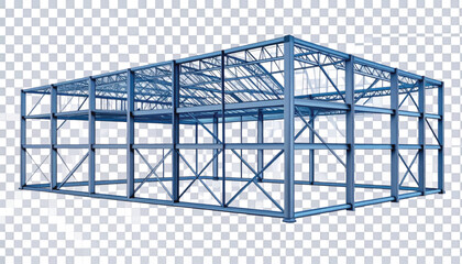 Industrial Steel Frame Structure Building Construction.