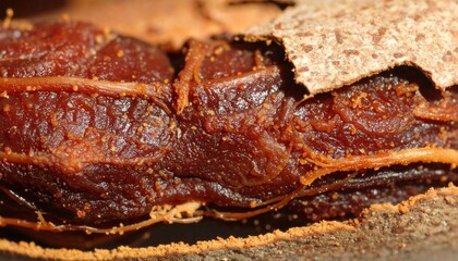 Full Frame Texture of Tamarind Fruit, Generative AI