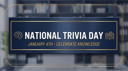 National Trivia Day on January 4th
