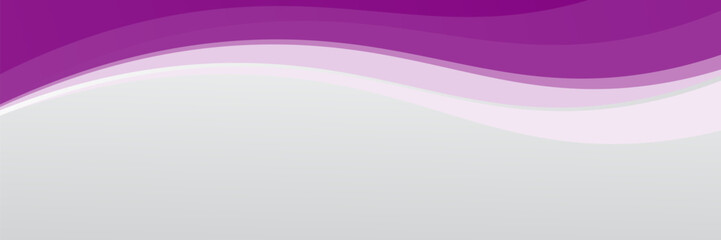 Purple abstract wave background with smooth curves and gradient layers. vector Eps 10