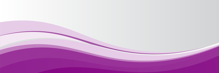 Purple abstract wave background with smooth curves and gradient layers. vector Eps 10
