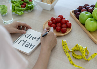 Person Making Diet Plan