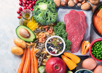 diet food background