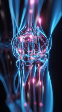 Articulated Anatomy: Intricate illustration showcasing the elegant design of human skeletal and nervous system with precision, highlighting the delicate balance of structure and function.