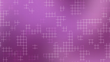 Abstract Digital Grid Background With Vibrant Purple Gradient And Geometry