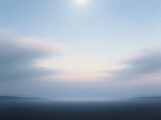 Obraz premium Sky and Clouds Liminal Space Background