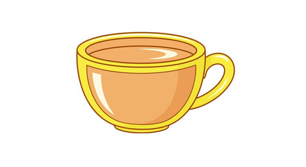 Illustration of a Cup of Tea or Coffee.