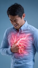 Man Experiences Intense Heart Pain with Dramatic Electric Visual Effects
