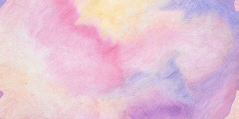 Obraz premium A vibrant blend of rainbow colors fills the background in a pastel tie dye design, Design a pastel tie dye background with soft, blending tones