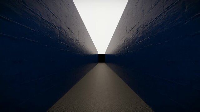 Endless Eerie Corridor Liminal Space Background