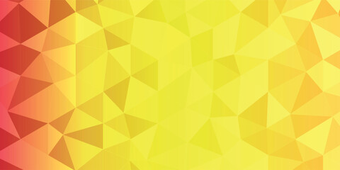 Vibrant Yellow Geometric Background With Triangles For Design, Abstract Texture