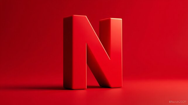 Red netflix logo