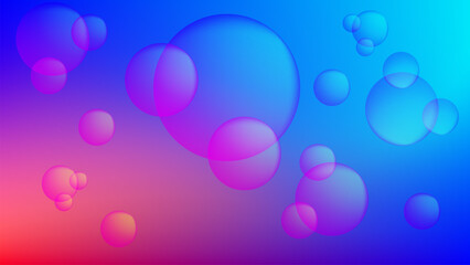 abstract background with bubbles