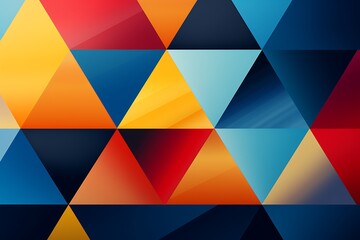 Vibrant geometric pattern