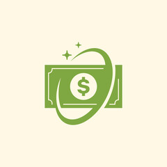 Modern Cash Money Circle logo