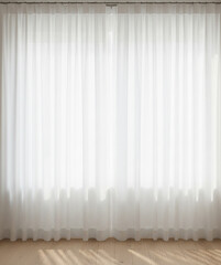 흰색 커텐