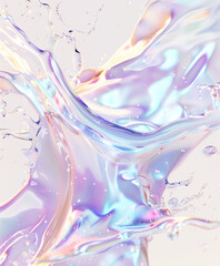 Premium Water Splash Advertising Shot