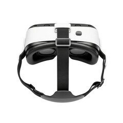 Fototapeta premium White And Black Virtual Reality Headset Isolated Against Transparent Background