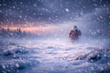 Winter Snowfall Christmas Wallpaper