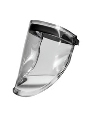 Clear plastic face shield