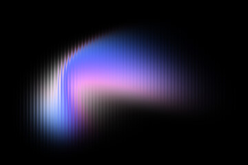 Glass texture background with soft blue, purple gradient on black, vertical ripple lines and frosted translucent effect.