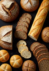 Crust & Crumb: A Dark Table Still Life