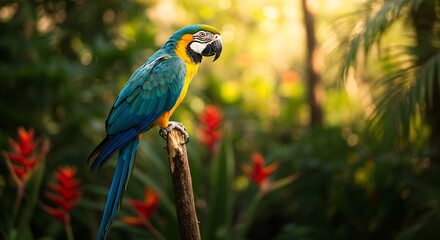 Jungle Jewel: Glimmering Feathers