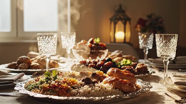 Ramadan Iftar Feast - A Delicious Meal for Breaking the Fast.