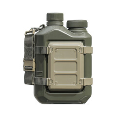 Military-style canteen with strap and rugged design