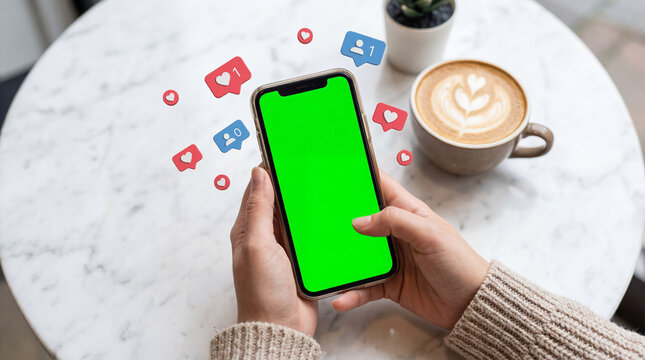 Mobile Marketing & Digital Interaction: Green Screen Phone Concept