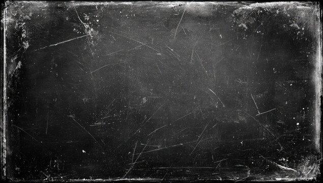 Distressed dark texture with scratches, dust, and worn edges