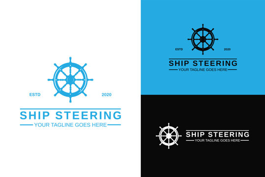 wooden ship steering wheel silhouette boat anchor