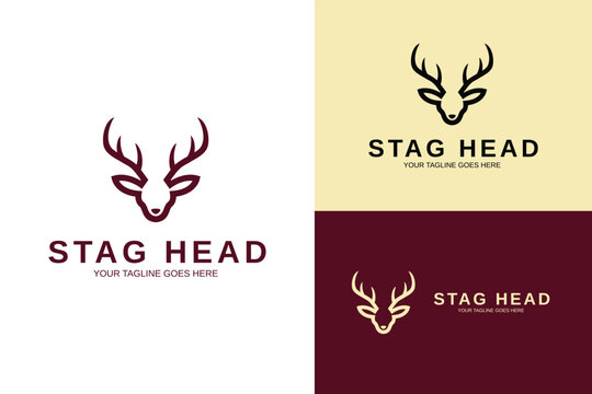 head of deer elk moose antler animal wildlife