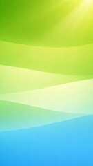 Green Abstract Wave Gradient Background