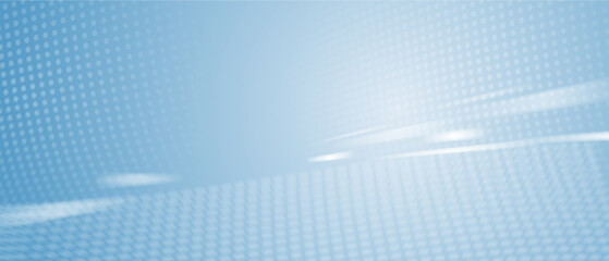 Abstract blue technology background with soft light and grid pattern