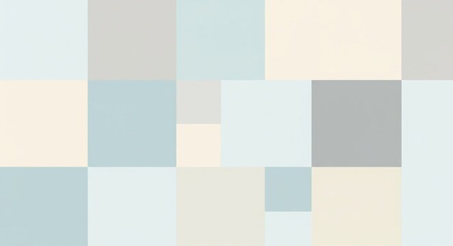 Abstract geometric shapes overlapping on light background for modern design concepts - Powered by Adobe