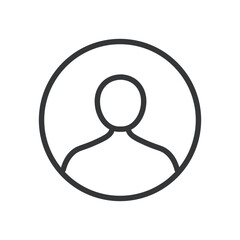 Basic interface line editable stroke icon. Vector illustration