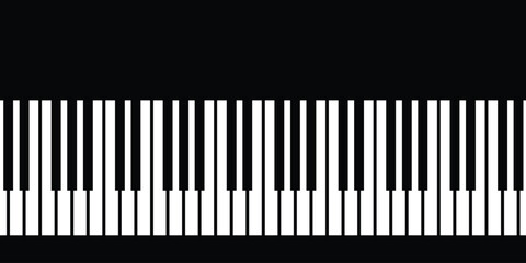 simple piano vector background