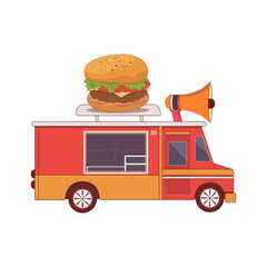 Food Truck Illustration