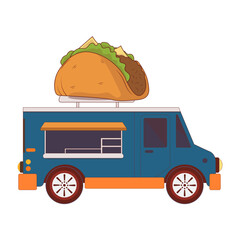 Food Truck Illustration
