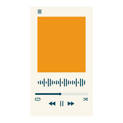 Music Player UI Element