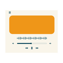 Music Player UI Element